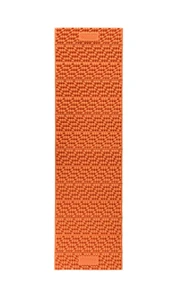 The closed cell foam pad fully splayed out.