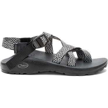 Profile image of sandal with high arch cushioned sole and fully adjustable webbing top with toe strap.