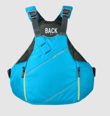 Front image of the YTV 2.0 in the blue colorway. Shows off streamlined design and good sized pockets on either side.