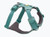 River Rock Green colorway of the front range harness. Shows off the padding and reinforced construction.