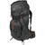 Side profile view of pack showcasing durable ripstop pattern, compression straps, and bottle pockets, pack in black. Side profile view of pack showcasing durable ripstop pattern, compression straps, and bottle pockets, pack in black.