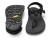 A side by side view of the top and bottom of the sandals showing the aggressive Vibram sole and simple webbed upper. A side by side view of the top and bottom of the sandals showing the aggressive Vibram sole and simple webbed upper.