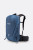 Blue backpack with large stretchy mesh front pocket. Blue backpack with large stretchy mesh front pocket.