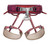 Front view of the Dark Red model of the Corax. We can see the leg loops, belay strap, and several adjustment/attachment points. Front view of the Dark Red model of the Corax. We can see the leg loops, belay strap, and several adjustment/attachment points.