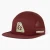 Shows flat bill hat with mesh panels on the back and logo on the front.