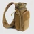 Coyote Brown colorway of the Grayl transport sling. Here we see multiple pockets and g-mod accessory points. Bottle goes directly in the top of the sling.