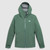 Front view of the Malachite hoody. Shows off waterproof zippers and 2.5 layer construction.