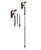 Image of the Makalu Cork FX TA with a pole fully extended and a pole folded.