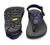 Purple colorway of the lightweight adventure sandal. Shows off sticky tread and comfy straps.