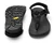 black colorway of the lightweight adventure sandal. Shows off sticky tread and comfy straps.