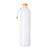 Thru bottle has an attached 28mm screw cap and a hanging cord attachment