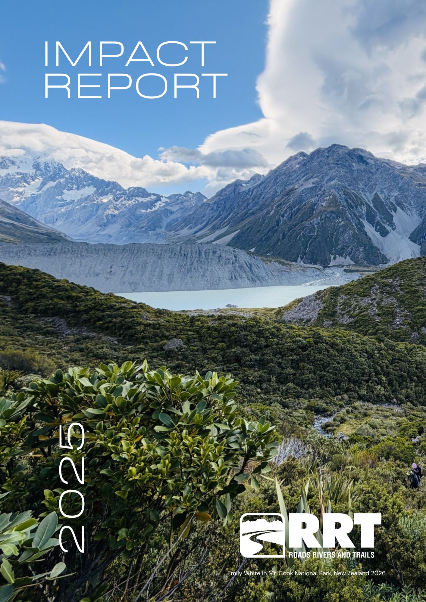 Our 2025 Impact Report, The mountainscape front cover is linked to the full report.
