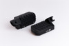 Kawasaki Lowered Wide Foot Peg Black - Rubber