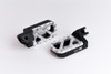 Harley Lowered Wide Foot Peg Trakker Black