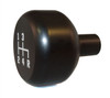 Shift Knob 4 Speed Reverse Down 3/8-24 Thread Black