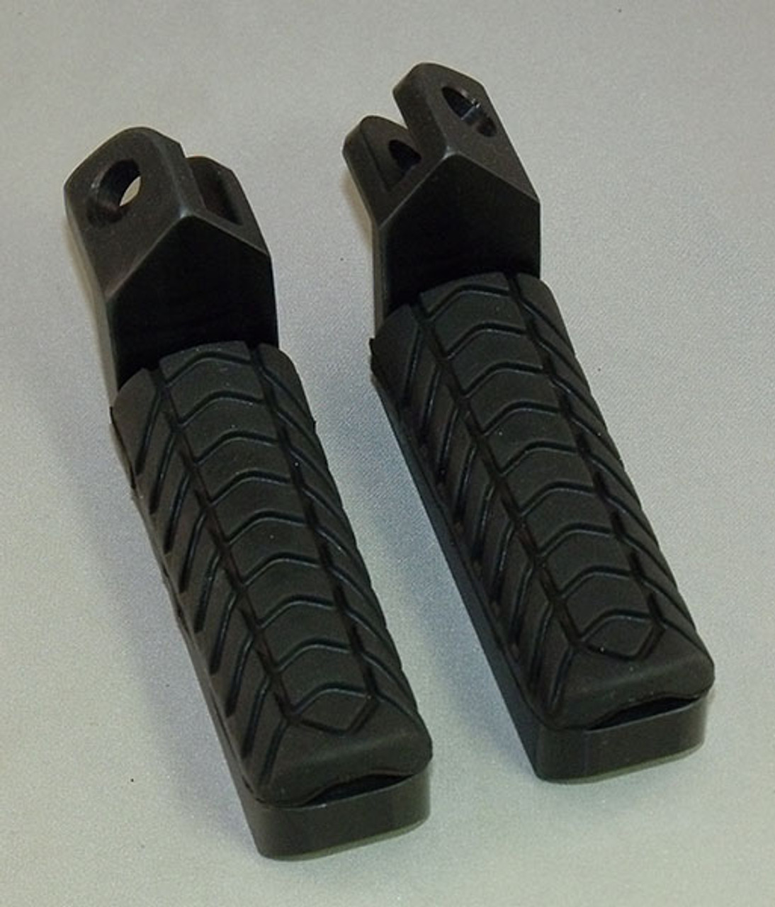 Foot Pegs Rubber Tread - Black