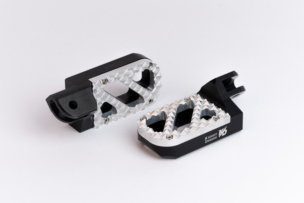 Kawasaki Lowered Wide Foot Peg Black - Hunter