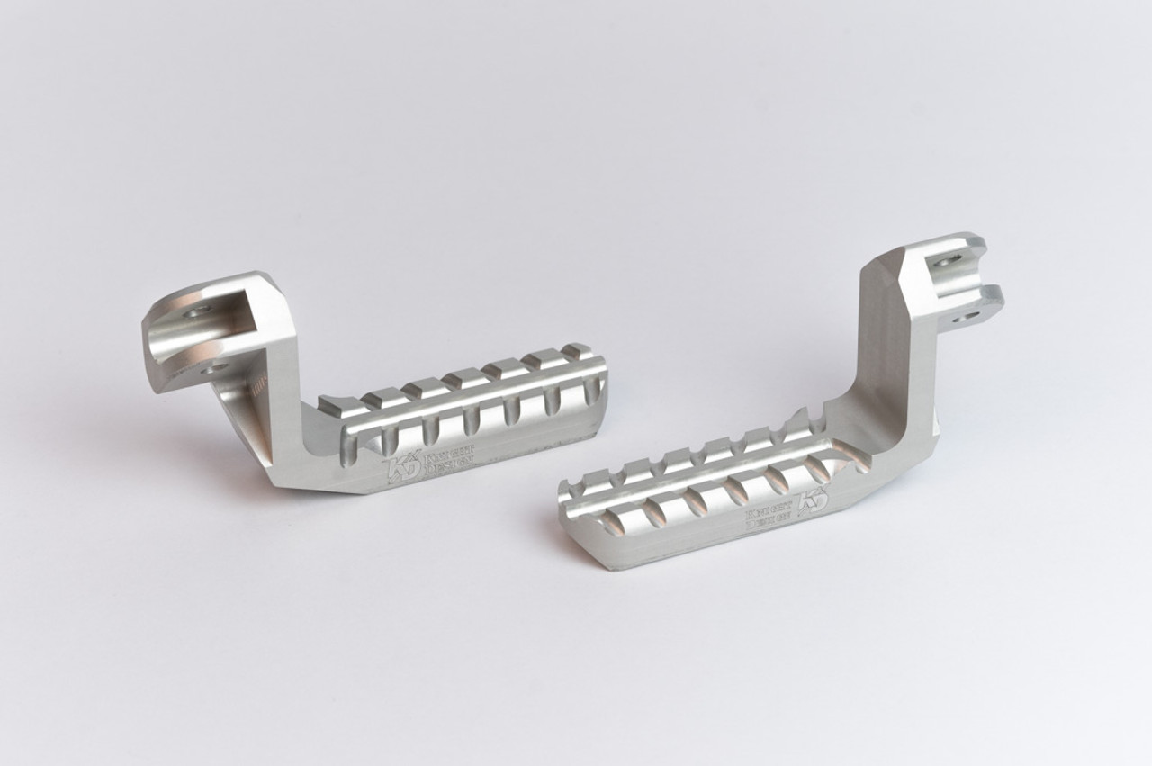 Foot Peg 2 Inch Lowered Sidetrax Tread - Silver