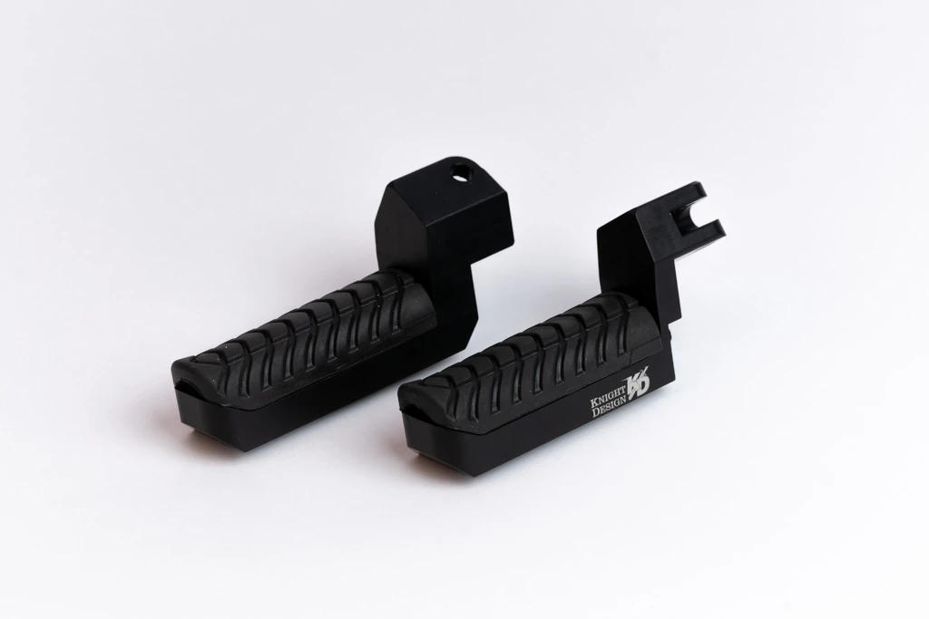 Moto Guzzi Front Foot Peg Pair Lowered Rubber