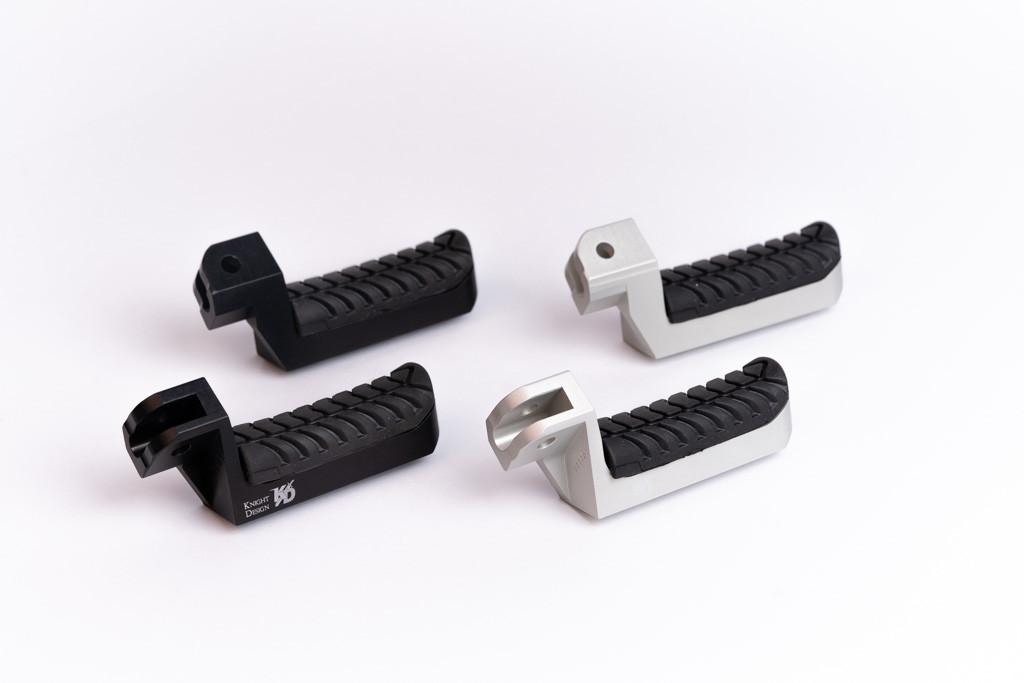 Moto Guzzi Front Foot Peg Pair Lowered Rubber