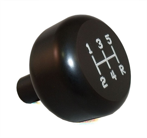 Shift Knob 5 Speed R Down M10-1.5 Thread Black