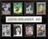 MLB 12"x15" Justin Verlander Detroit Tigers 8-Card Plaque