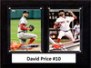 MLB6"x8"David Price Boston Red Sox Two Card Plaque