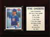 MLB6"X8"Ryne Sandberg Chicago Cubs Career Stat Plaque