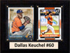 MLB6"X8"Dallas Keuchel Houston Astros Two Card Plaque