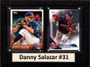 MLB6"X8"Danny Salazar Cleveland Indians Two Card Plaque