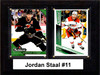 NHL 6"x8" Jordan Staal Carolina Hurricanes Two Card Plaque