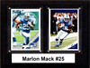 NFL 6"x8" Marlon Mack Indianapolis Colts Two Card Plaque