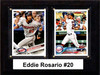 MLB 6"x8" Eddie Rosario Minnesota Twins Two Card Plaque