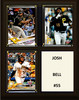 MLB 8"x10" Josh Bell Pittsburgh Pirates Three Card Plaque