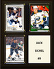 NHL 8"x10" Jack Eichel Arizona Coyotes Three Card Plaque