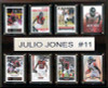 NFL 12"x15" Julio Jones Atlanta Falcons 8-Card Plaque