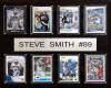 NFL 12"x15" Steve Smith Carolina Panthers 8 Card Plaque