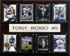 NFL 12"x15" Tony Romo Dallas Cowboys 8 Card Plaque