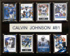 NFL 12"x15" Calvin Johnson Detroit Lions 8-Card Plaque