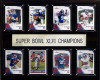 NFL 12"x15" New York Giants Super Bowl XLVI 8-Card Plaque