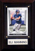 NFL 4"x6" Eli Manning New York Giants Player Plaque