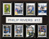 NFL 12"x15" Philip Rivers San Diego Chargers 8-Card Plaque