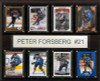 NHL 12"x15" Peter Forsberg Colorado Avalanche 8-Card Plaque