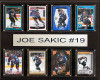 NHL 12"x15" Joe Sakic Colorado Avalanche 8-Card Plaque