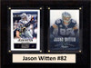 NFL 6"X8" Jason Witten Dallas Cowboys Two Card Plaque