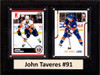 NHL 6"X8" John Taveres New York Islanders Two Card Plaque