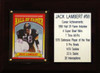 NFL 6"X8" Jack Lambert Pittsburgh Steelers Career Stat Plaque