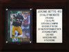 NFL 6"X8" Jerome Bettis Pittsburgh Steelers Career Stat Plaque