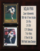 MLB 8"X10" Nolan Ryan Texas Rangers Career Stat Plaque