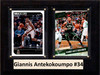 NBA 6"X8" Giannis Antekokoumpo Milwaukee Bucks Two Card Plaque